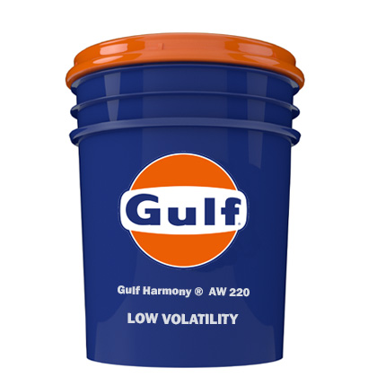 Gulf Harmony AW Hydraulic 220 Low Volatility PAIL5 GALLON PAIL